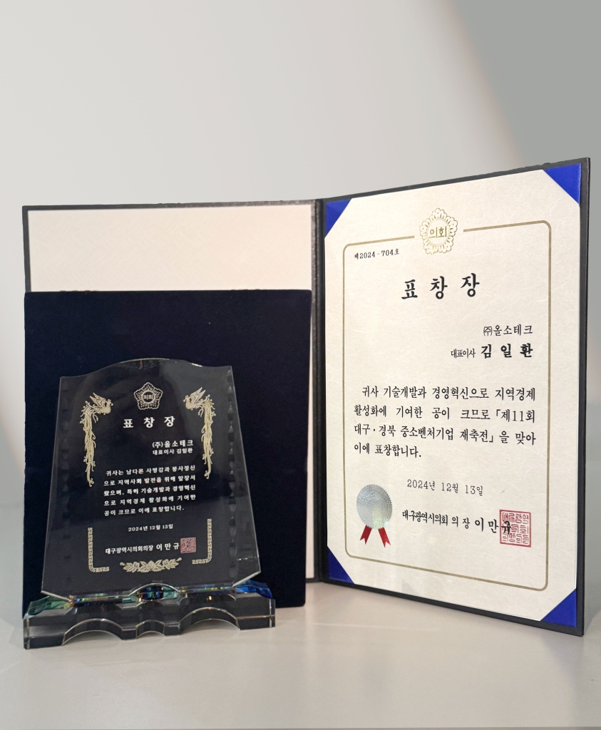 Daegu-Gyeongbuk Small and Medium Venture Business Presidential Award